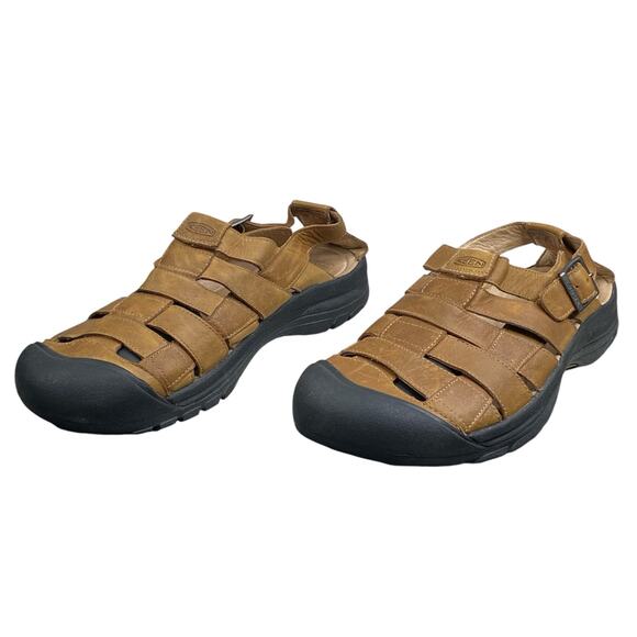 Keen Mens Fisherman Brown Leather Sandals Size US 14 main image 7